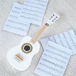 Toy guitar - white